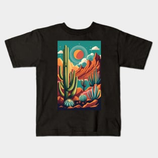 Cactus art Kids T-Shirt